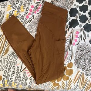 Lululemon leggings copper brown caramel